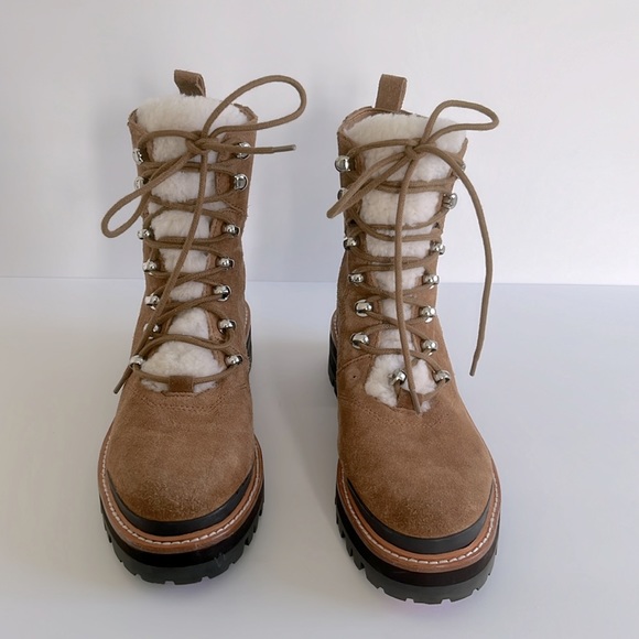 marc fisher issy leather hiking boot
